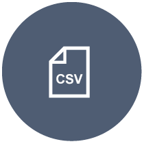 CSVデータで情報を一括登録・更新・削除